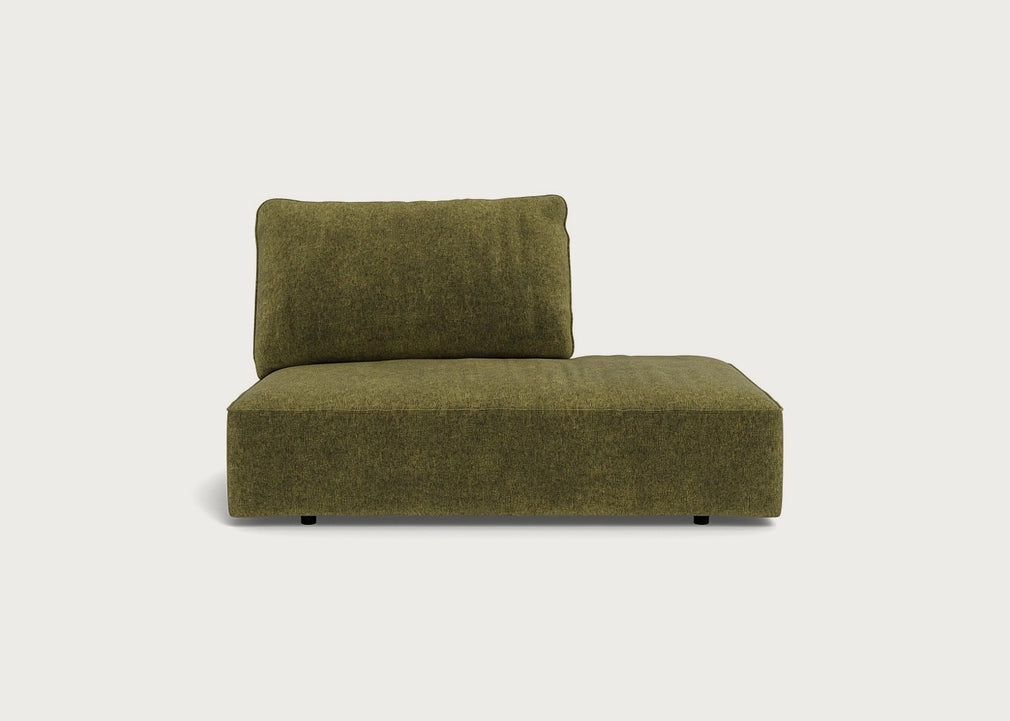 Morven Right Hand Facing Open End Unit Boucle Velvet Wilder