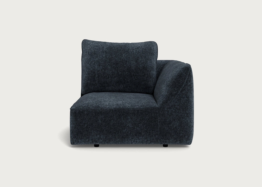 Morven Right Hand Facing Single Unit Boucle Velvet Space