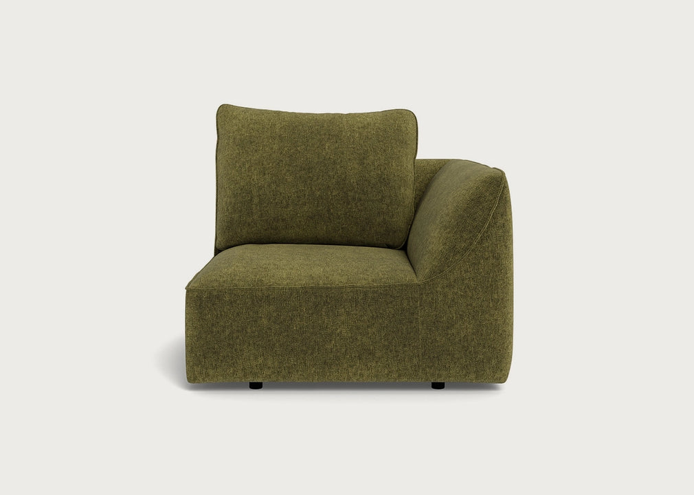 Morven Right Hand Facing Single Unit Boucle Velvet Wilder