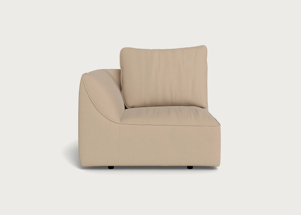 Morven Left Hand Facing Single Unit Capelo Linen-Cotton Bamboo
