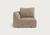 Morven Left Hand Facing Single Unit Boucle Velvet Rocky