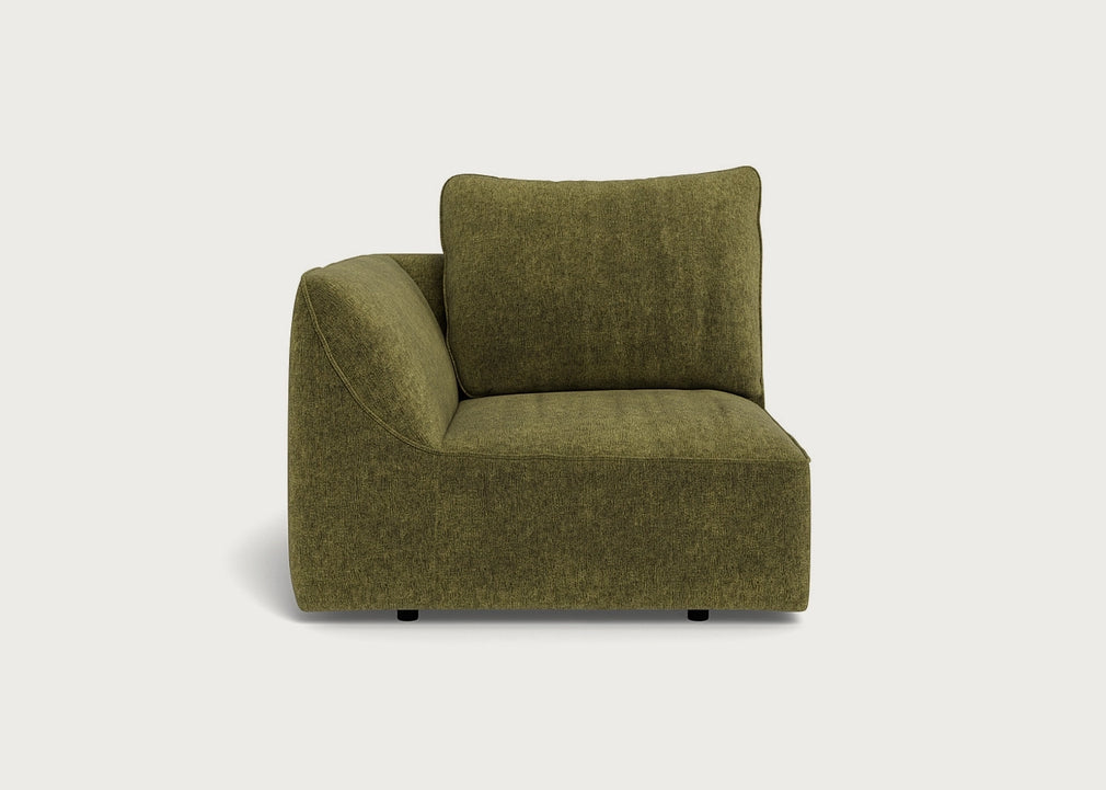 Morven Left Hand Facing Single Unit Boucle Velvet Wilder