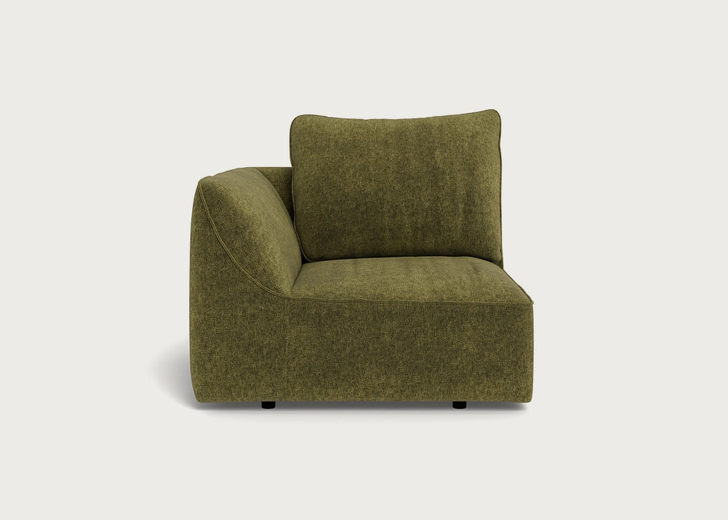 Morven Left Hand Facing Single Unit Boucle Velvet Wilder
