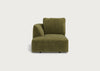 Morven Left Hand Facing Chaise Unit Boucle Velvet Wilder