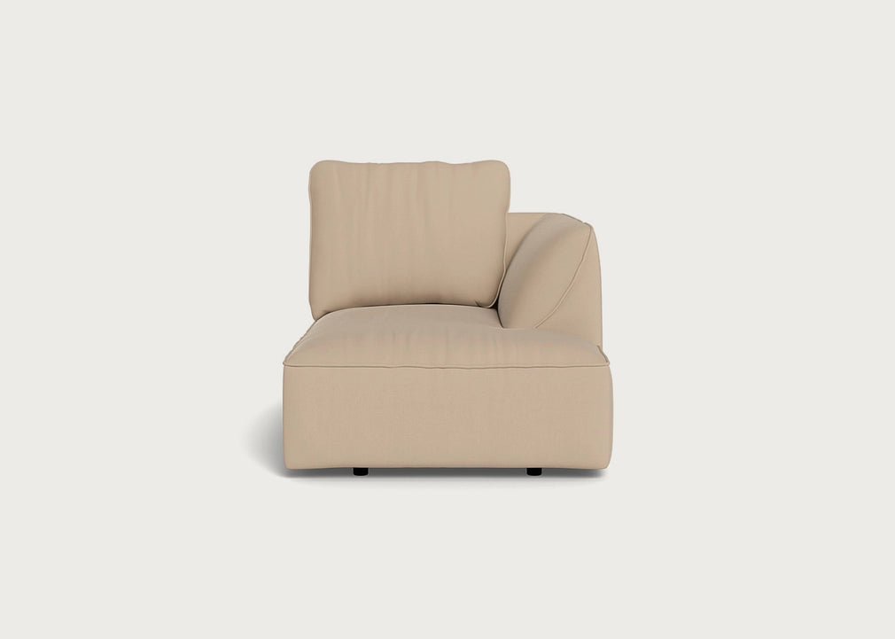 Morven Right Hand Facing Chaise Unit Capelo Linen-Cotton Bamboo