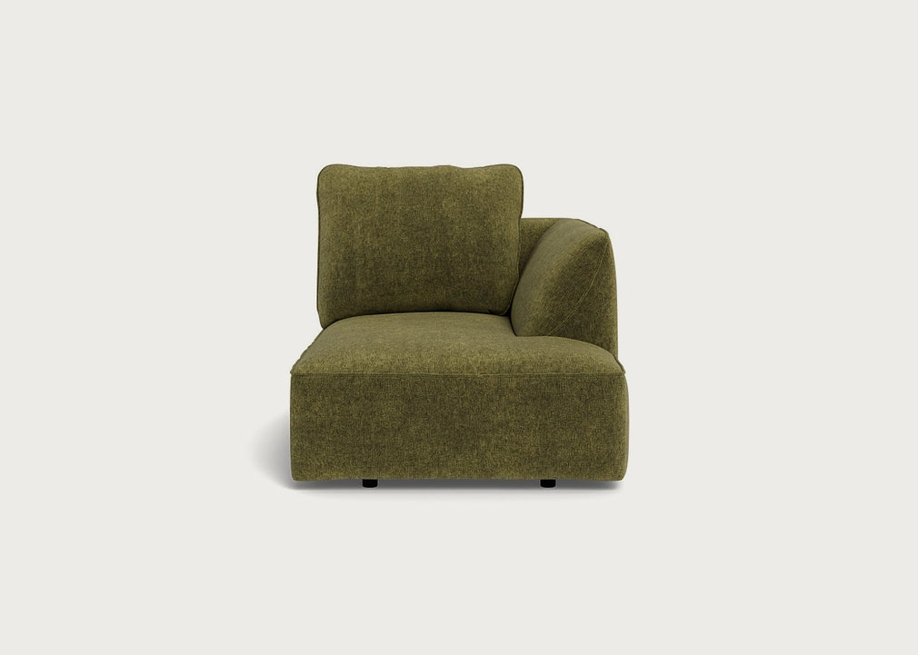Morven Right Hand Facing Chaise Unit Boucle Velvet Wilder