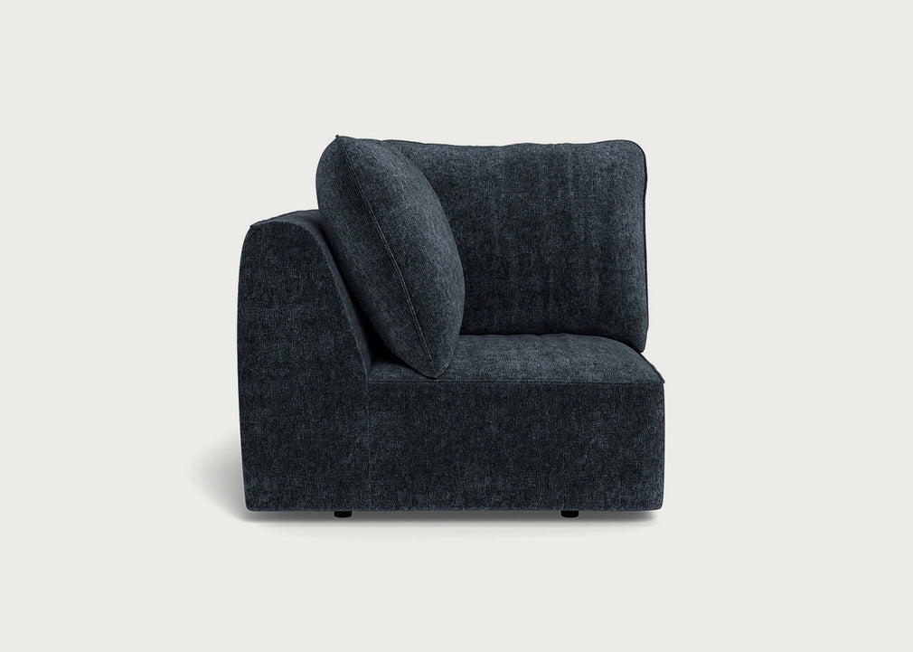 Morven Corner Unit Boucle Velvet Space