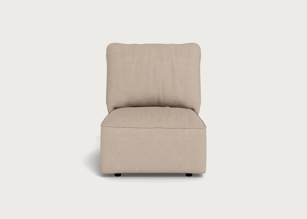 Morven Single Unit Boucle Tweed Pearl