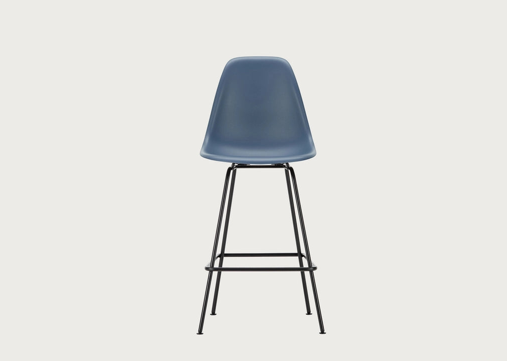 Eames Plastic Stool RE Sea Blue / Medium
