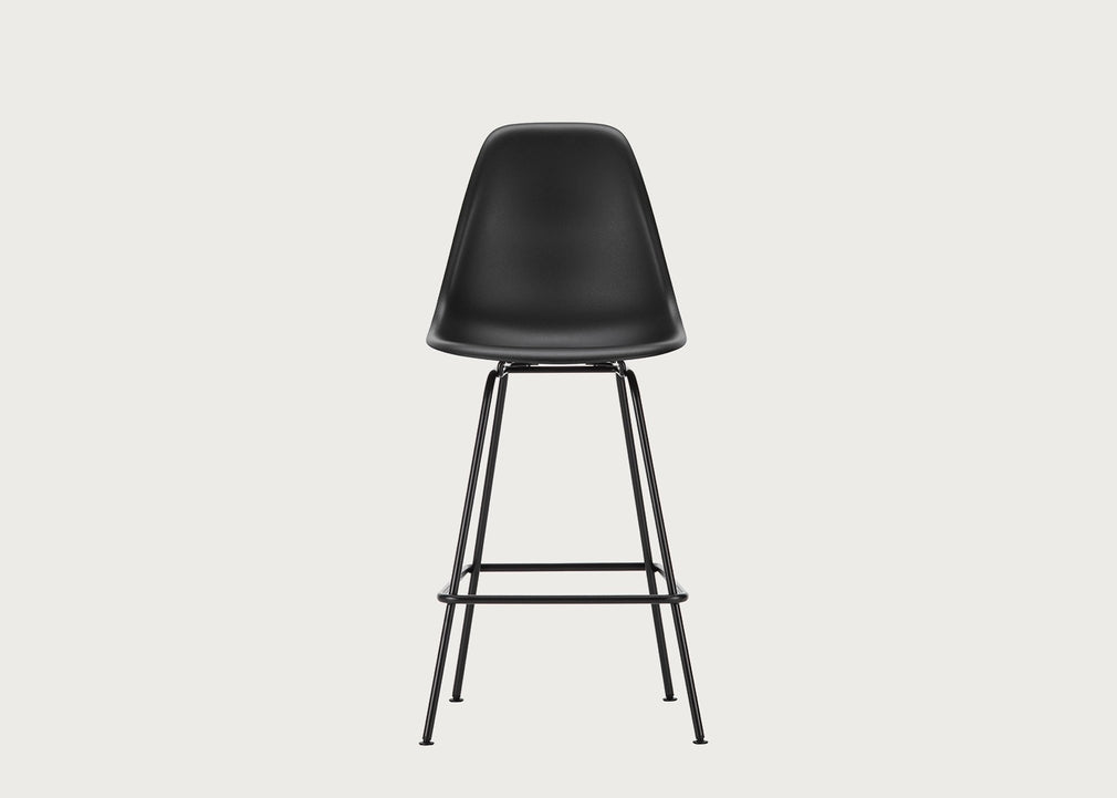 Eames Plastic Stool RE Deep Black / Medium