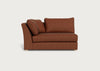 Tailor Large Curved Left Hand Facing Corner Unit Smart Luxe Velvet Tawny / Natural