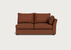 Tailor Medium Right Hand Facing Corner Unit Smart Luxe Velvet Tawny / Black