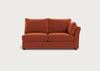 Tailor Medium Right Hand Facing Corner Unit Cotton Velvet Russet / Black