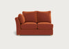 Tailor Double Left Hand Facing Corner Unit Cotton Velvet Russet / Natural