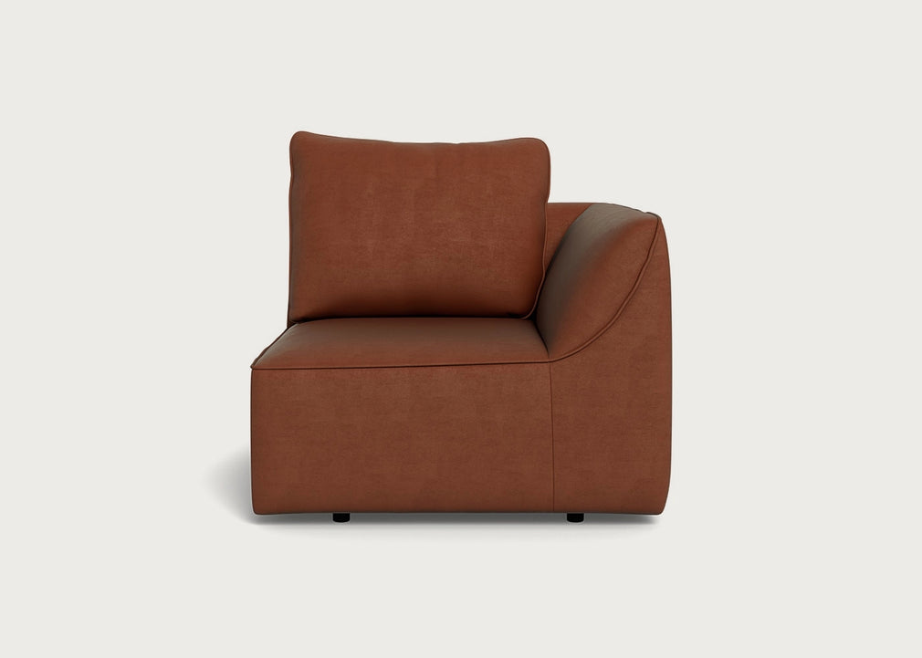 Morven Right Hand Facing Single Unit Smart Luxe Velvet Tawny