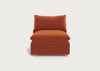 Astrid Single Unit Cotton Velvet Russet / Natural Beech
