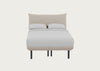 Aria Bed Double / Nova Boucle Oat / Black