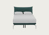Aria Bed Double / Nova Boucle Sherpa / Chrome