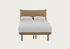 Aria Bed Double / Siena Cotton Clay / Black