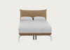 Aria Bed Double / Siena Cotton Clay / Chrome