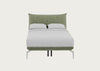 Aria Bed Double / Nova Velluto Bilbao / Chrome