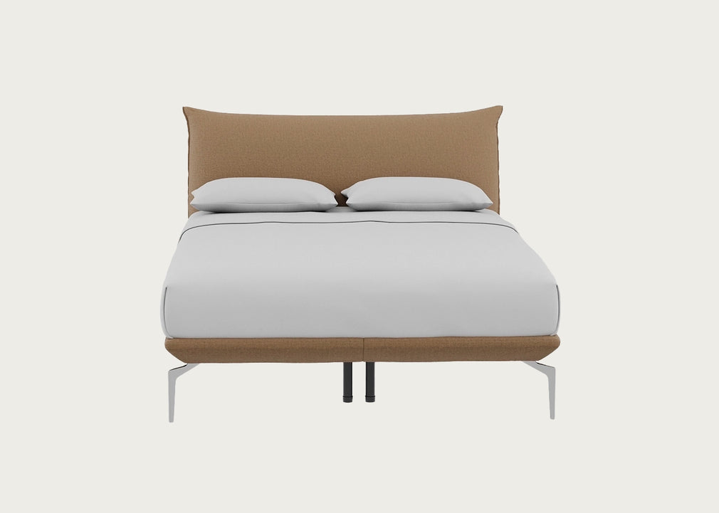 Aria Bed King / Siena Cotton Clay / Chrome
