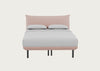 Aria Bed King / Siena Cotton Dusky Pink / Black