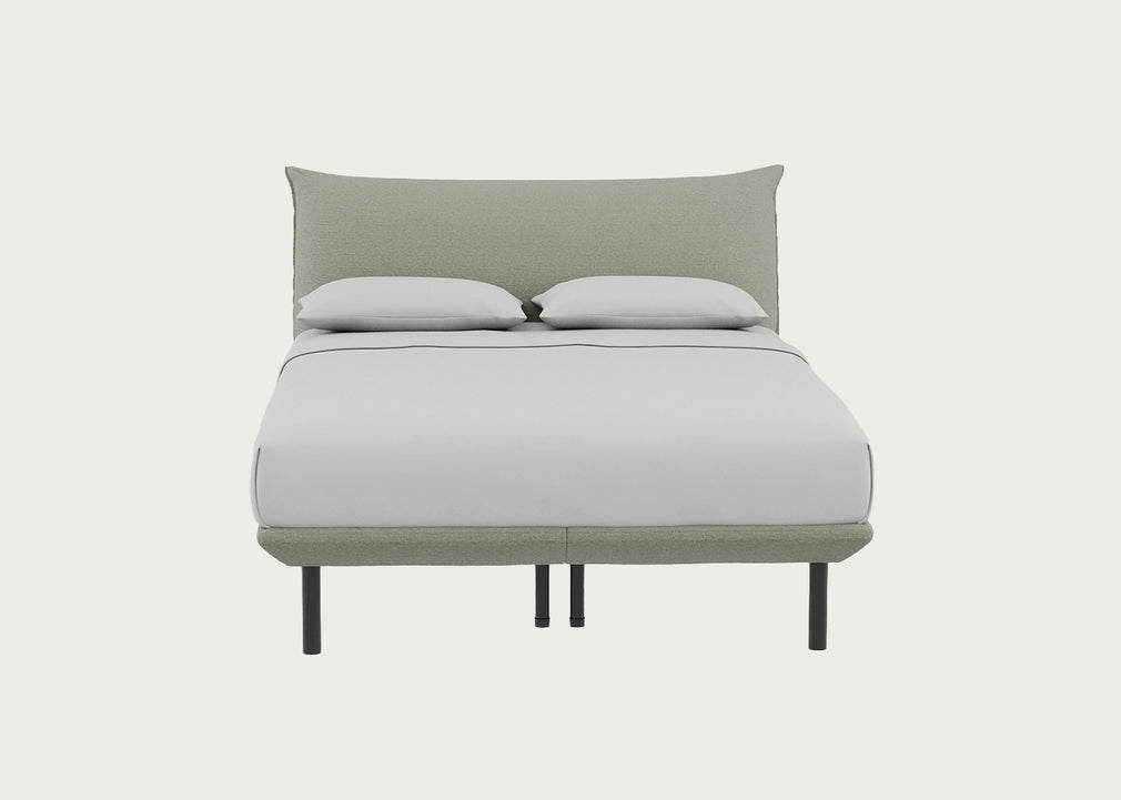 Aria Bed King / Siena Cotton Pistachio / Black