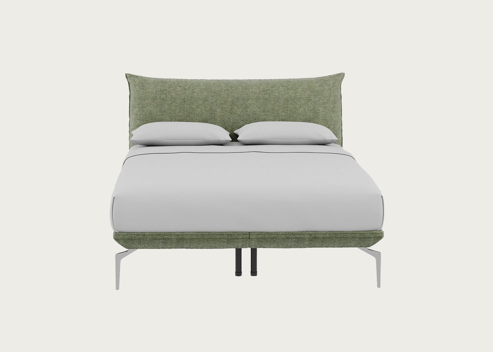Aria Bed King / Nova Velluto Bilbao / Chrome