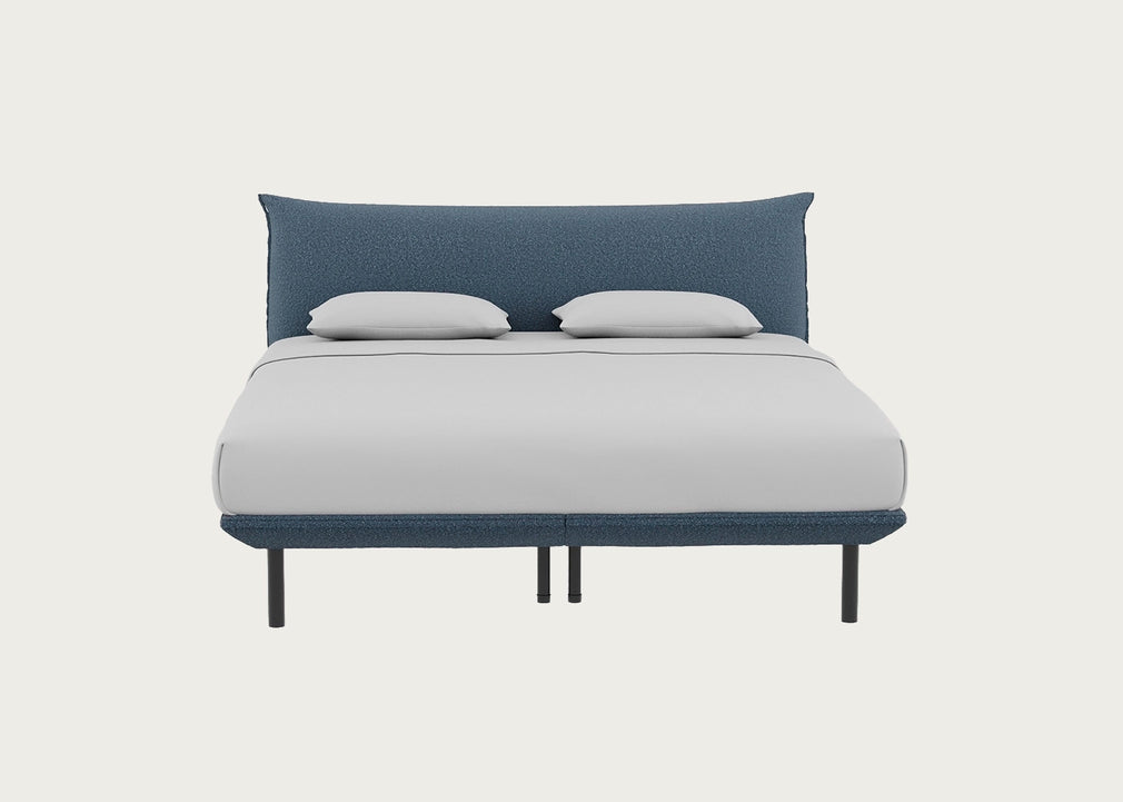 Aria Bed Super King / Nova Boucle Oxford Blue / Black