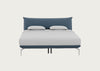 Aria Bed Super King / Nova Boucle Oxford Blue / Chrome