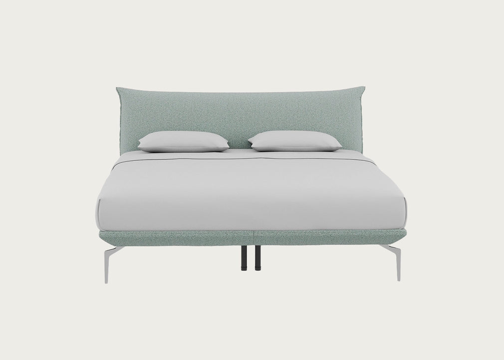 Aria Bed Super King / Nova Boucle Panache / Chrome