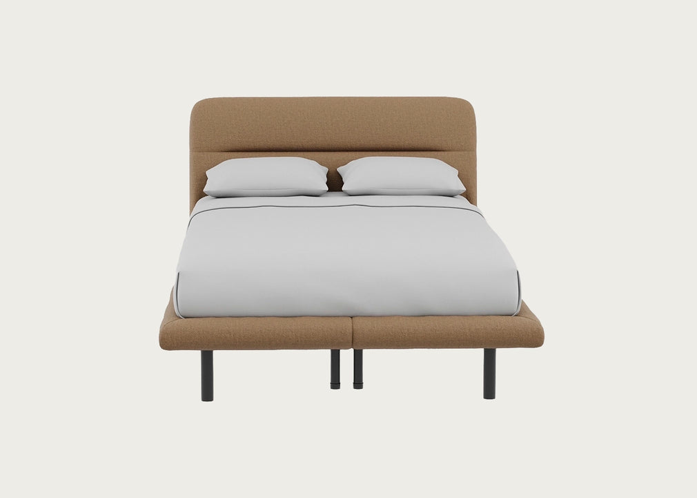 Gia Bed Double / Siena Cotton Clay / Black