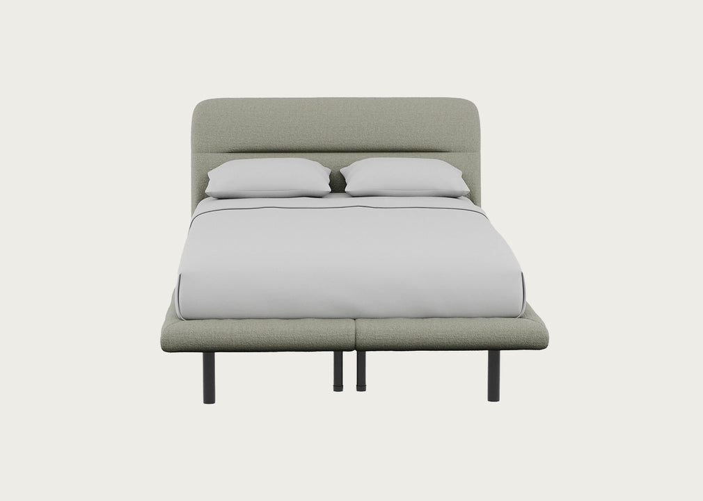 Gia Bed Double / Siena Cotton Pistachio / Black