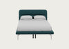 Gia Bed Double / Nova Velluto Bermuda / Chrome