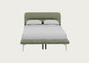 Gia Bed Double / Nova Velluto Bilbao / Chrome