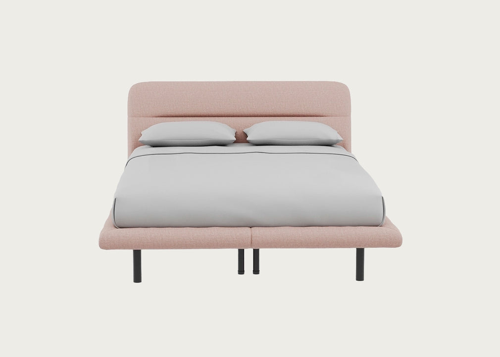 Gia Bed King / Siena Cotton Dusky Pink / Black