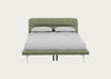 Gia Bed King / Nova Velluto Bilbao / Chrome