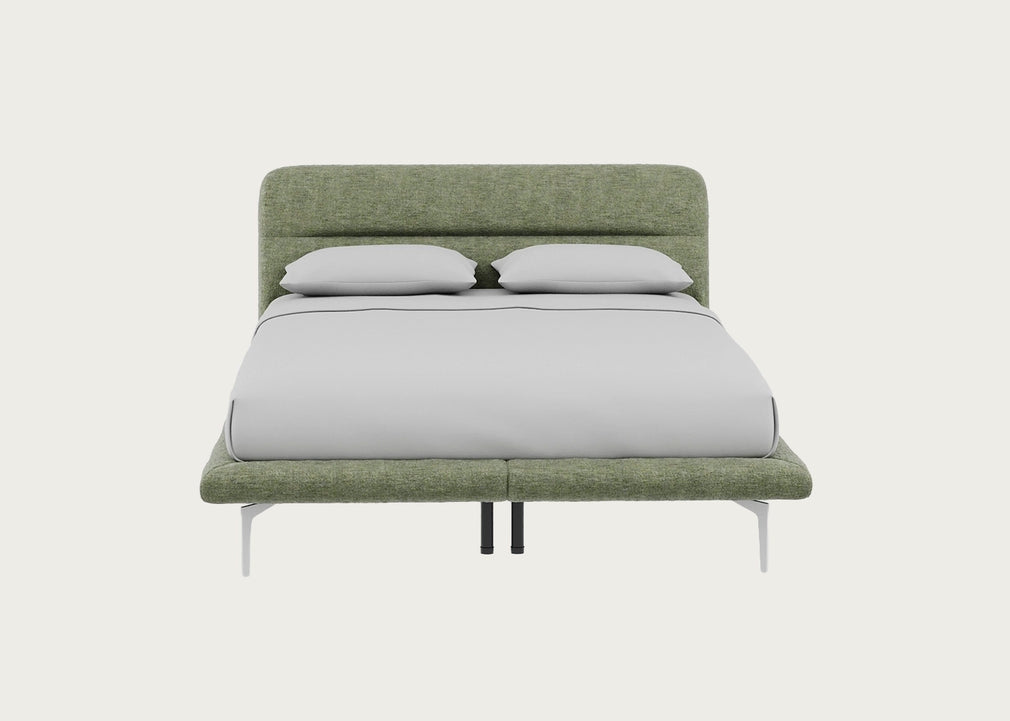 Gia Bed King / Nova Velluto Bilbao / Chrome