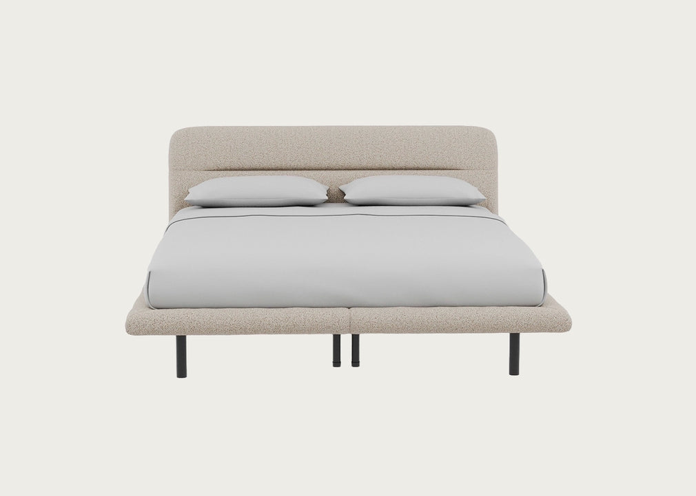 Gia Bed Super King / Nova Boucle Oat / Black