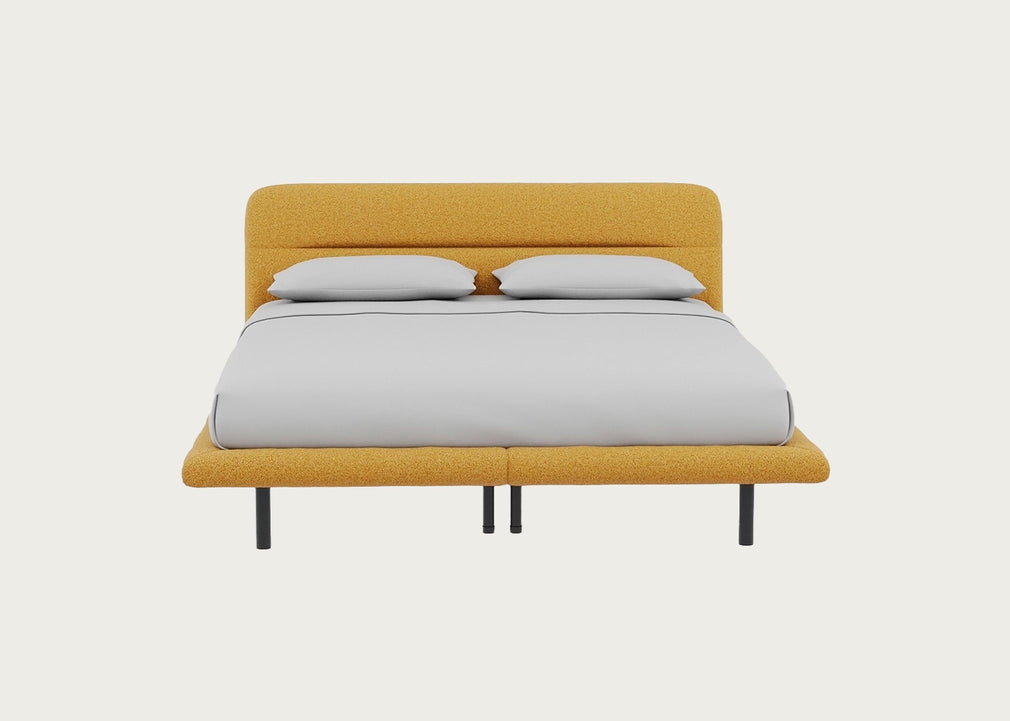 Gia Bed Super King / Nova Boucle Turmeric / Black
