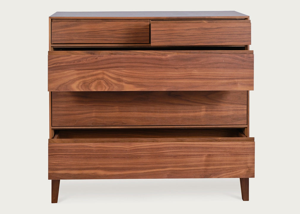 Lars 5 Drawer Chest Walnut