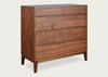 Lars 5 Drawer Chest Walnut