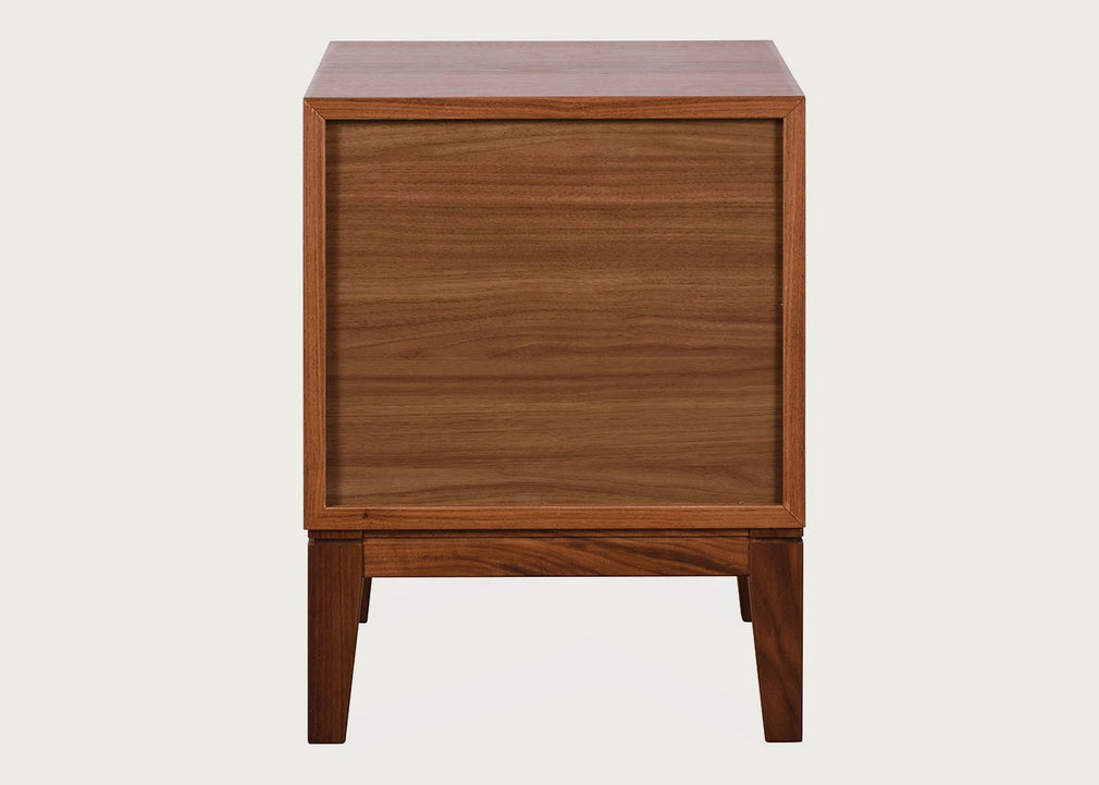 Lars Bedside Table Walnut