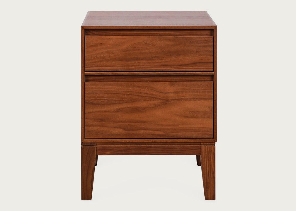 Lars Bedside Table Walnut