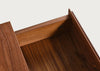 Lars Bedside Table Walnut