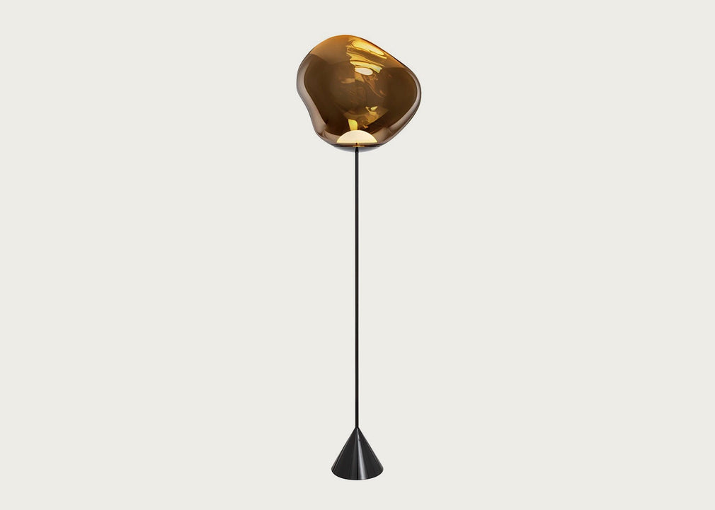 Melt LED Cone Slim Floor Lamp Bronze