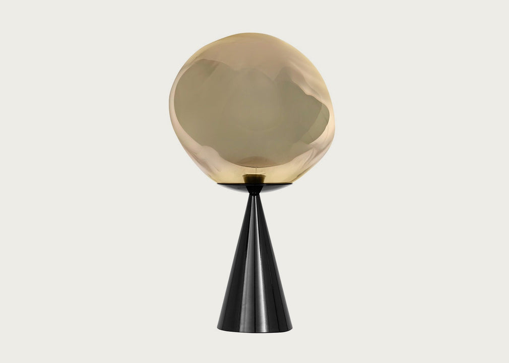 Melt LED Cone Fat Table Lamp Bronze