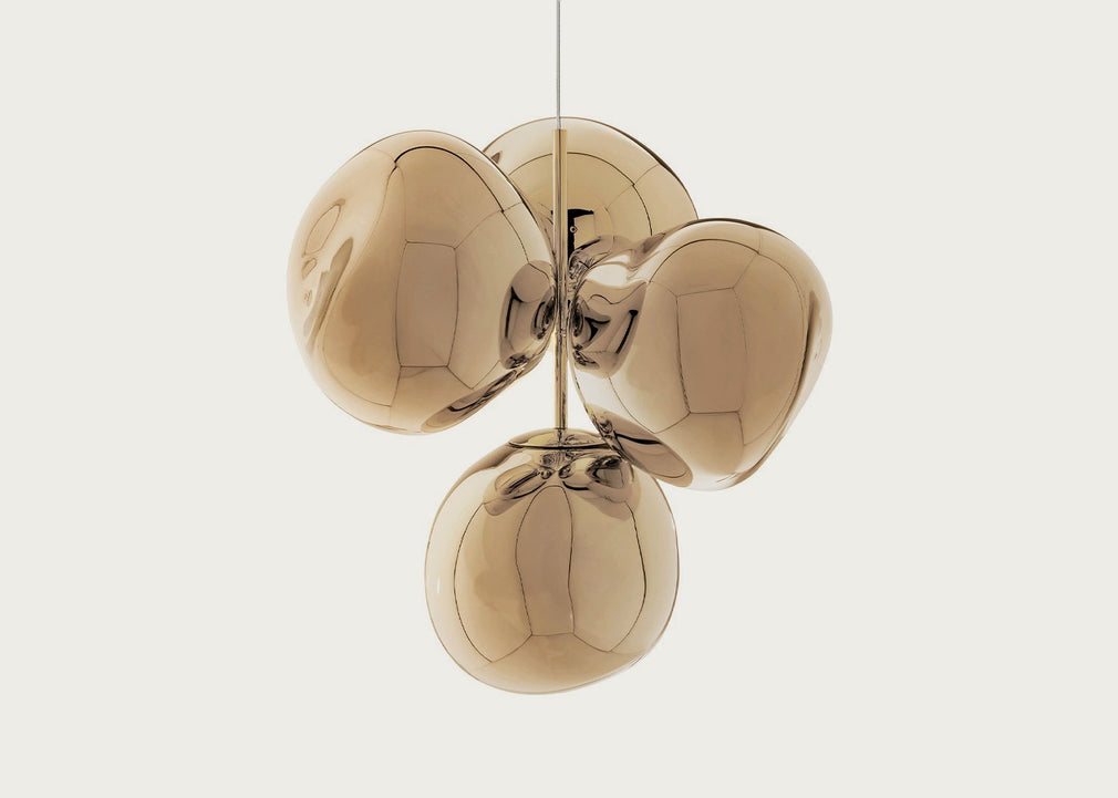 Melt LED Chandelier Small Bronze