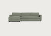 Nimbus II Left Hand Facing Chaise Corner Sofa Boucle Tweed Lapis